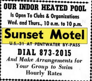 Sunset Motel - Mar 1972 Ad (newer photo)